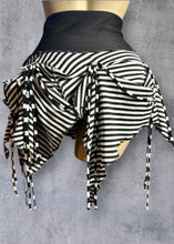 Load image into Gallery viewer, ZILLA - *Ready to Ship* Black & White Stripe Handkerchief Skirt UK 6-8/US 2-4
