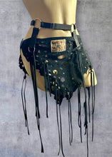 画像をギャラリービューアに読み込む, RAVAGEUR - Black Multi Way Distressed Skirt/Top