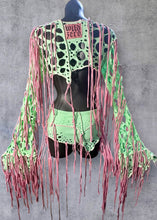 Load image into Gallery viewer, WATERMELON SUGAR HIGH - Mint & Pink Wasteland Rave Set *Made to order*
