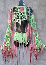 Load image into Gallery viewer, WATERMELON SUGAR HIGH - Mint & Pink Wasteland Rave Set *Made to order*