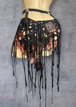 Load image into Gallery viewer, RAVAGEUR STORM - *Ready to Ship* UK 6-10/US 2-6/EU 34-38 Bleached Black Multi Way Distressed Skirt/Top