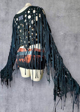 Carica l'immagine nel visualizzatore di Gallery, SEVERINA - *Ready to Ship* Black Wasteland Top UK 20-26/US 16-20/EU 48-52