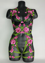 Load image into Gallery viewer, PERSEPHONE - Floral Lace Goddess Bodycage