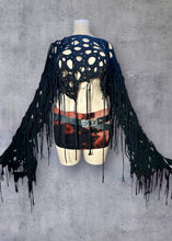 Carica l'immagine nel visualizzatore di Gallery, SEVERINA - *Ready to Ship* Black Wasteland Top UK 20-26/US 16-20/EU 48-52