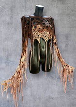 Load image into Gallery viewer, BIX - Ready To Ship! Distressed Reworked Wasteland Top UK 14-16/US 10-12