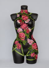Cargar imagen en el visor de la galería, DIONYSIA - Embroidered Flower Bodycage