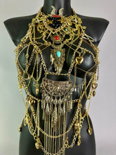 Cargar imagen en el visor de la galería, MYZINNYA - Couture Gold Bodychain