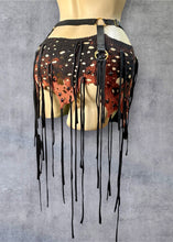 Load image into Gallery viewer, RAVAGEUR STORM - *Ready to Ship* UK 6-10/US 2-6/EU 34-38 Bleached Black Multi Way Distressed Skirt/Top