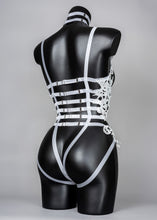 Load image into Gallery viewer, ATHALIA DOVE - Baroque Ivory Lace Bodycage