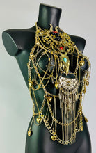 Cargar imagen en el visor de la galería, MYZINNYA - Couture Gold Bodychain