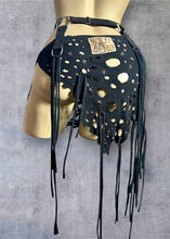 Load image into Gallery viewer, RAVAGEUR - Black Multi Way Distressed Skirt/Top