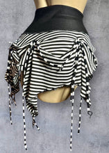 Load image into Gallery viewer, ZILLA - *Ready to Ship* Black & White Stripe Handkerchief Skirt UK 6-8/US 2-4