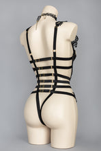 Load image into Gallery viewer, TENEBRAE - Gothic Black Lace Bodycage