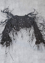 Carica l'immagine nel visualizzatore di Gallery, SEVERINA - *Ready to Ship* Black Wasteland Top UK 20-26/US 16-20/EU 48-52