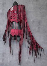 Load image into Gallery viewer, POISON - *Ready to Ship* Maroon & Black Wasteland Set - UK 6-10/US 2-6/EU 34-38
