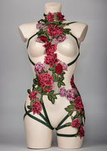 Cargar imagen en el visor de la galería, DIONYSIA - Embroidered Flower Bodycage
