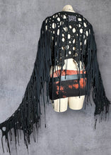 Carica l'immagine nel visualizzatore di Gallery, SEVERINA - *Ready to Ship* Black Wasteland Top UK 20-26/US 16-20/EU 48-52