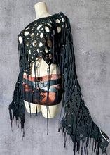 Carica l'immagine nel visualizzatore di Gallery, SEVERINA - *Ready to Ship* Black Wasteland Top UK 20-26/US 16-20/EU 48-52