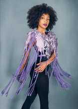 Cargar imagen en el visor de la galería, BLUEBERRY MILKSHAKE - Lilac Lace harness & Fringed Epaulettes set