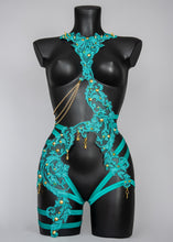 Load image into Gallery viewer, L'APPEL DU VIDE - Studded Lace Bodycage