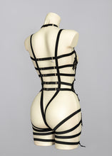 Load image into Gallery viewer, MEDEA THE SORCERESS - Classical Gothic Black Lace Bodycage