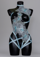 Load image into Gallery viewer, MOONSTRUCK - Pastel Blue/Pink Flower Bodycage