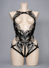 Load image into Gallery viewer, MOTH - Sheer Organza Lace Bodycage