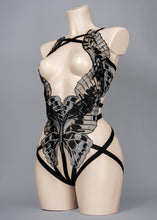 Load image into Gallery viewer, MOTH - Sheer Organza Lace Bodycage