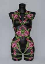 Load image into Gallery viewer, PERSEPHONE - Floral Lace Goddess Bodycage