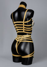 Cargar imagen en el visor de la galería, SUMMER OF LOVE - Yellow Rose Cage Bra