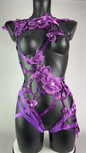 Load and play video in Gallery viewer, HALKIDIKI - Purple Flower Bodycage