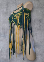 Cargar imagen en el visor de la galería, TOXIC AVENGER - *Ready to Ship* UK 8-12/US 4-8/EU 36-40 Bleached Teal Multi Way Distressed Skirt/Top