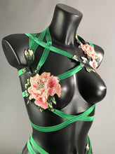 Load image into Gallery viewer, Original Sin - Tropical Cage Bralette