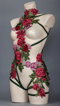 Load image into Gallery viewer, *RTS - DIONYSIA - Embroidered Flower Bodycage UK 16-18/US 12-14
