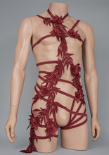 Load image into Gallery viewer, LA ROSA - Romantic Leaves and Roses Bodycage