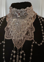 Load image into Gallery viewer, SELENE - Vintage Lace &amp; Crystal Collar
