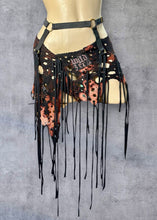 Load image into Gallery viewer, RAVAGEUR STORM - *Ready to Ship* UK 6-10/US 2-6/EU 34-38 Bleached Black Multi Way Distressed Skirt/Top
