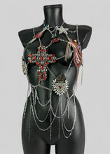 Charger l&#39;image dans la galerie, IMERA - OOAK* Crystal Bodychain Top
