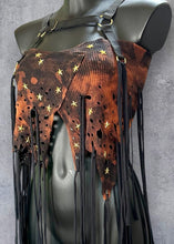 Load image into Gallery viewer, RAVAGEUR STORM - *Ready to Ship* UK 8-10/US 4-6/EU 36-38 Bleached Black Multi Way Distressed Skirt/Top
