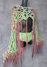 Load image into Gallery viewer, WATERMELON SUGAR HIGH - Mint &amp; Pink Wasteland Rave Set *Made to order*
