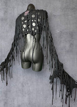 Load image into Gallery viewer, ALICE - *Ready to Ship* Black Wasteland Top UK 6-8/US 2-4/EU 34-36
