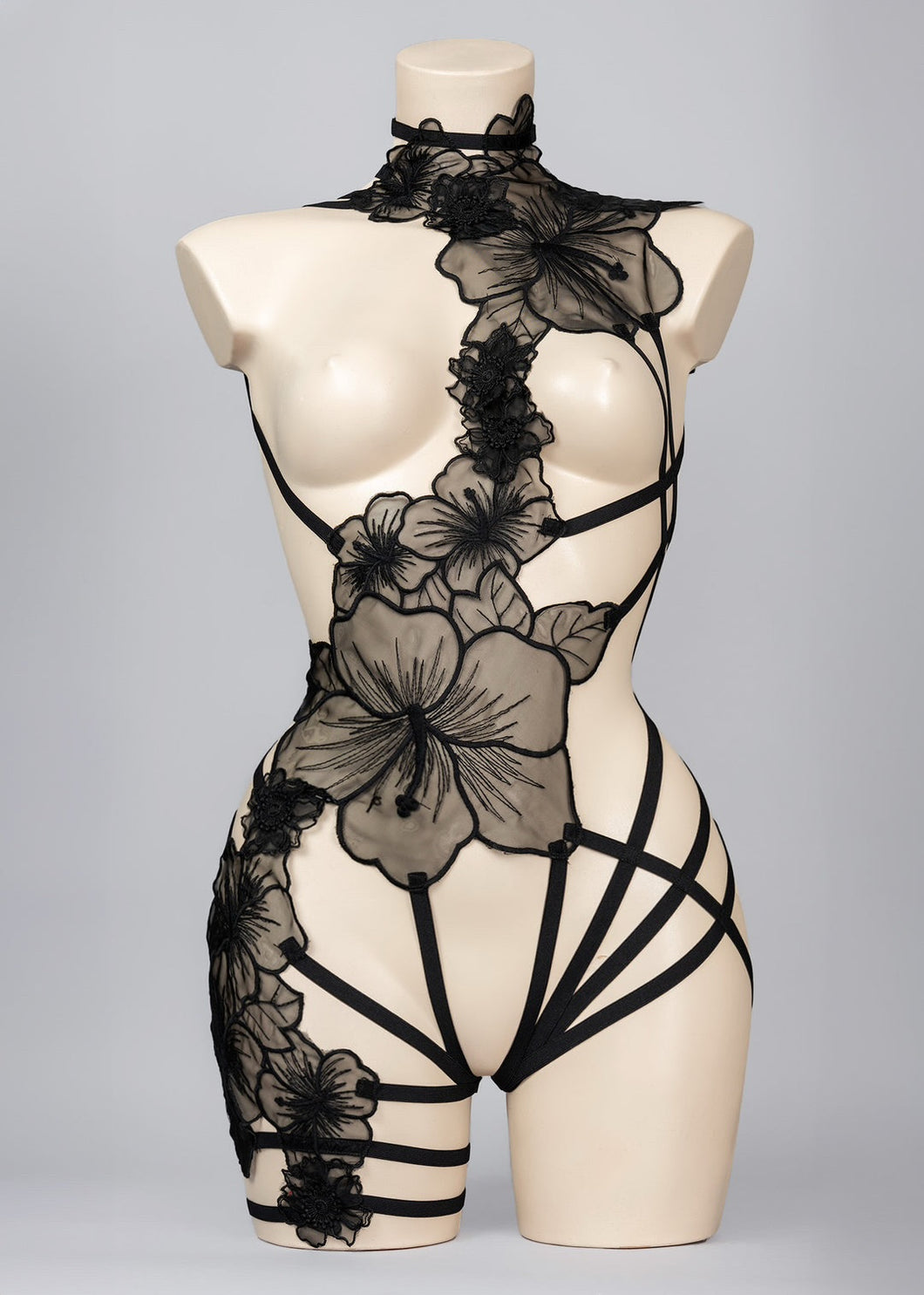 BLACK OPIUM - Sheer Organza Bodycage