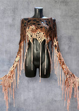 Load image into Gallery viewer, BIX - Ready To Ship! Distressed Reworked Wasteland Top UK 14-16/US 10-12
