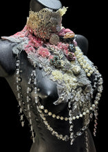 Load image into Gallery viewer, OCEANS OF TIME - Heirloom Couture Lace Collar
