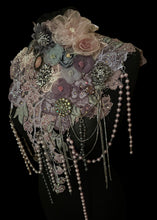 Load image into Gallery viewer, ZINYA - Vintage Lace &amp; Crystal Collar
