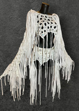 Cargar imagen en el visor de la galería, CRYSTAL CASTLES - *Ready to Ship!* White Wasteland Set with rhinestones UK 12-16/US 8-12
