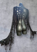 Load image into Gallery viewer, MARIANNE - *Made to Order* Black Wasteland Top
