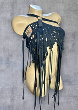 Load image into Gallery viewer, RAVAGEUR - Black Multi Way Distressed Skirt/Top
