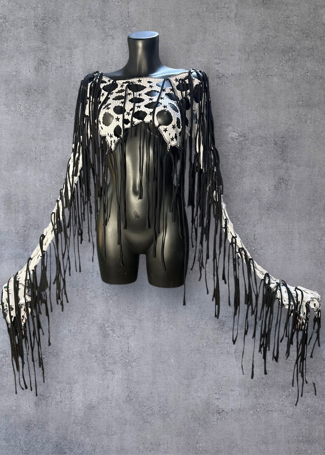 QWARA - Reworked Wasteland Top *Ready to Ship* UK 6-8/US 2-4/EU 34-36