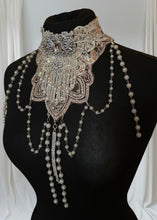 Load image into Gallery viewer, SELENE - Vintage Lace &amp; Crystal Collar
